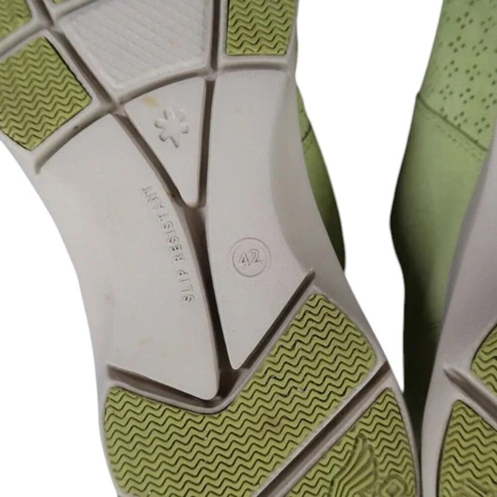 Dansko Shoes Womens 11.5 Sneakers Lifestyle Comfort Athletic Elise Leather Green - Picture 9 of 14